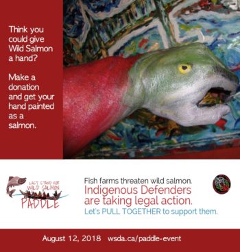 art for a donation: give salmon a hand